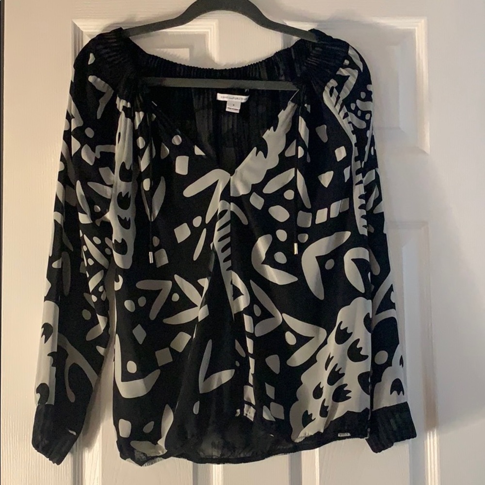 DVF printed blouse